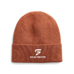 solid fighter Cuffed Beanies – Custom Design