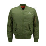 solid fighter custom bomber jacket for men multicolor