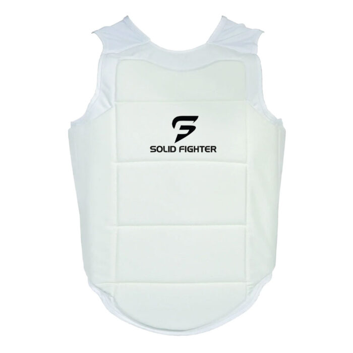 White Chest Guards Solid Fighter