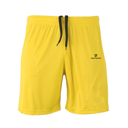 Yellow Gym Shorts Solid Fighter