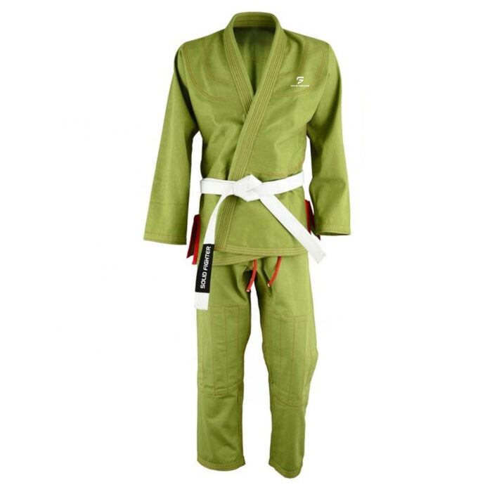 Men Jiu-Jitsu Custom Uniform Solid Fighter