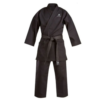 Black Karate Uniform Solid Fighter