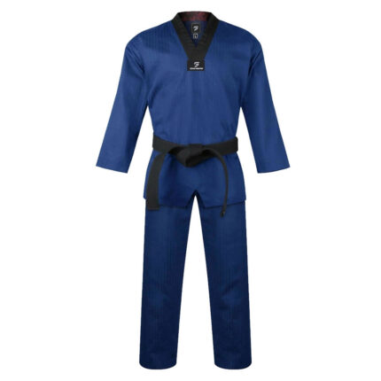 Blue Kung Fu Uniform Solid Fighter