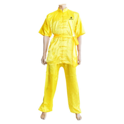 Yellow Kung Fu Uniform Solid Fighter