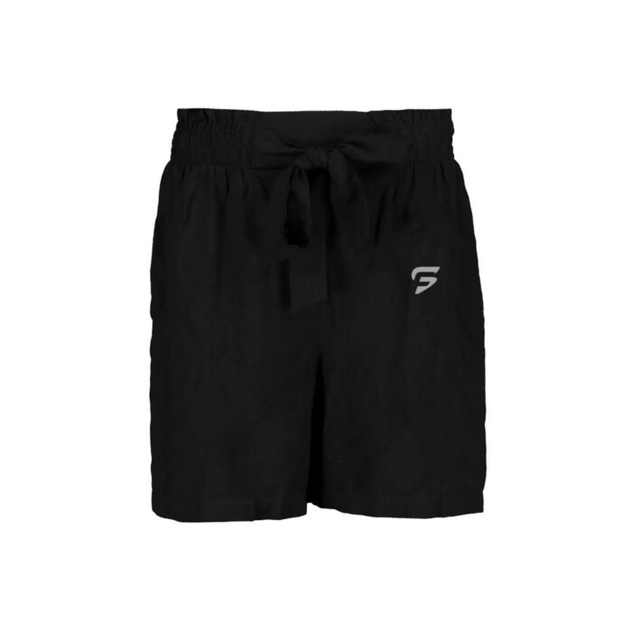 Black Ladies Shorts Solid Fighter
