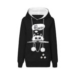 pullover custom design printed hoodie solid fighter