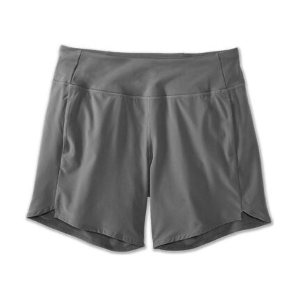 Plain Gray Laides Shorts Solid Fighter