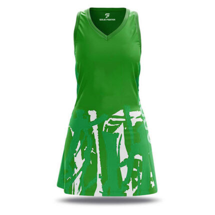 Green Sublimation Base Netball Solid Fighter
