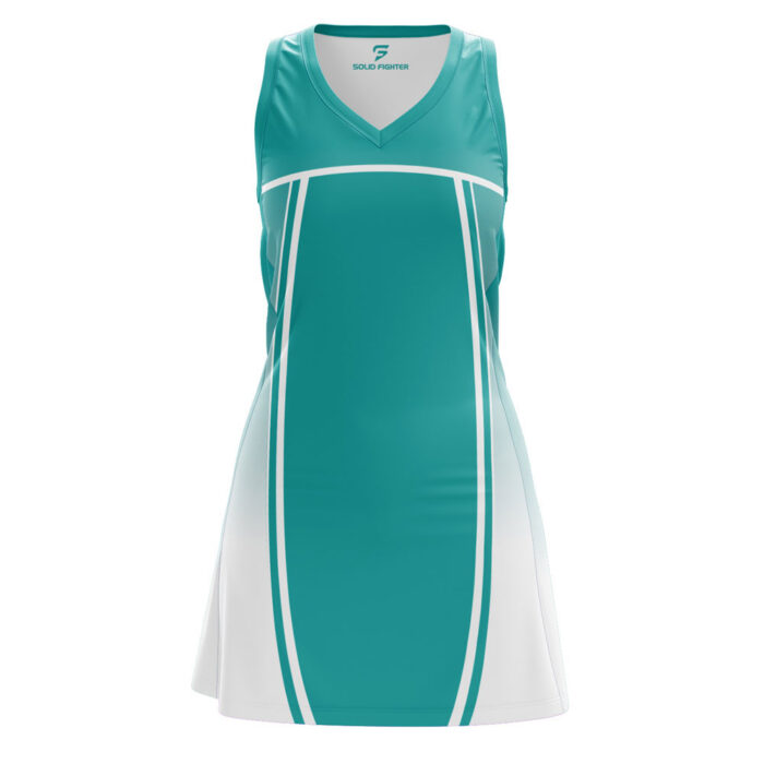 Sea Green Sublimation Base Netball Solid Fighter