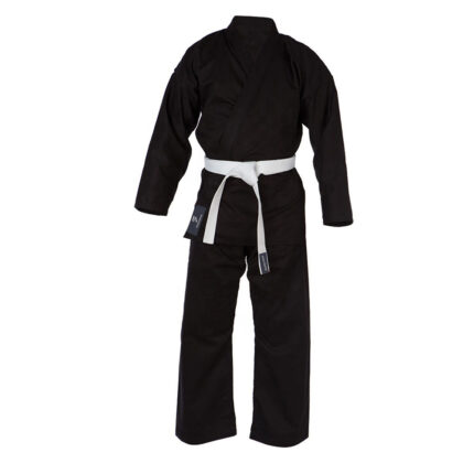 Black Taekwondo Uniform Solid Fighter