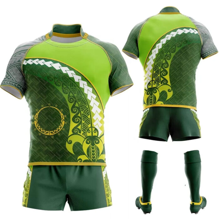 Sublimation Rugby Uniform Solid Fighter