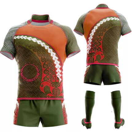 Sublimation Rugby Uniform Solid Fighter