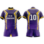 Sublimation Rugby Uniform Solid Fighter