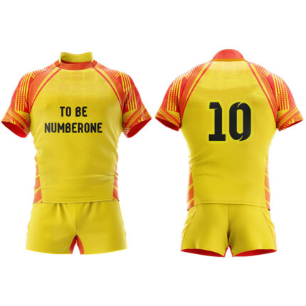 Yellow Rugby Uniform Solid Fighter