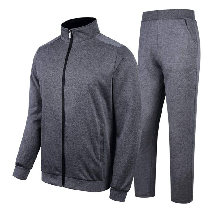 Gray Running Suits Solid Fighter