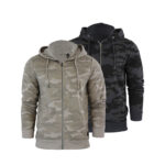 Zipper Hoodies Solid Fighter