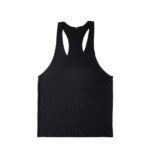 Plain Black Gym Singlets Solid Fighter