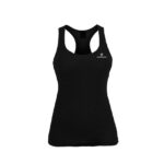 Black Ladies Gym Singlets Solid Fighter