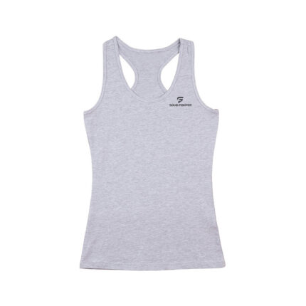 Gray Ladies Gym Singlets Solid Fighter