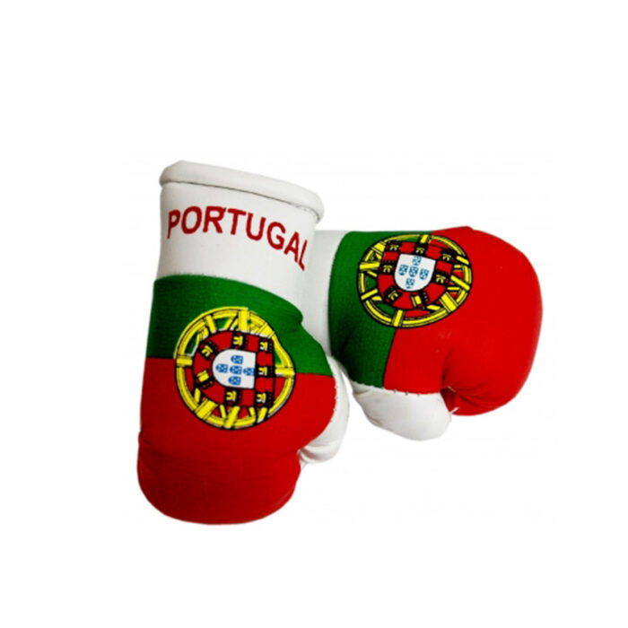 Portugal Car Hanging Mini Boxing Pair solid fighter custom design and logo