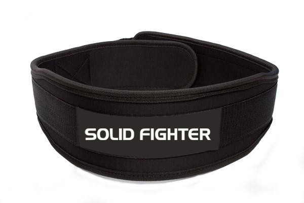 solid fighter custom Neoprene Gym fitness weight lifting Belt