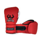 Custom Red Lace up Boxing Gloves