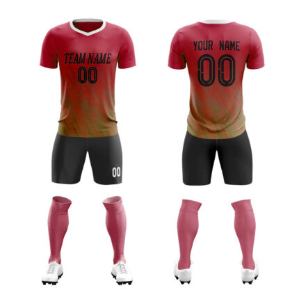 Custom Sublimation Soccer Uniforms Solid Fighter