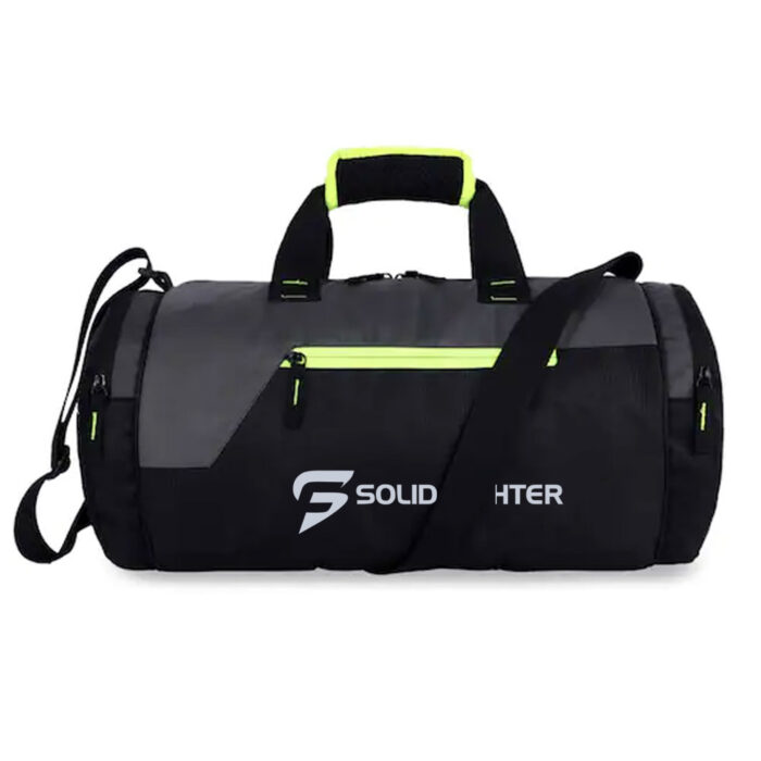 Pro Style Gym Bag custom design and logo solid fighter