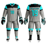 Sublimation Ice hockey Uniform Solid Fighter