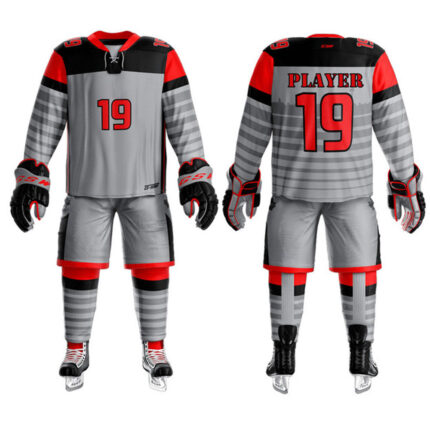 Custom Ice hockey Uniform Solid Fighter