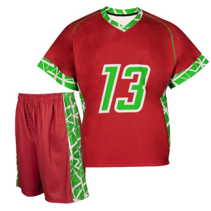 Red Lacrosse Uniform Solid Fighter