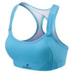 Blue Ladies Sports Bra Solid Fighter