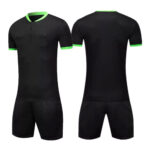 Black Refree Uniforms Solid Fighter