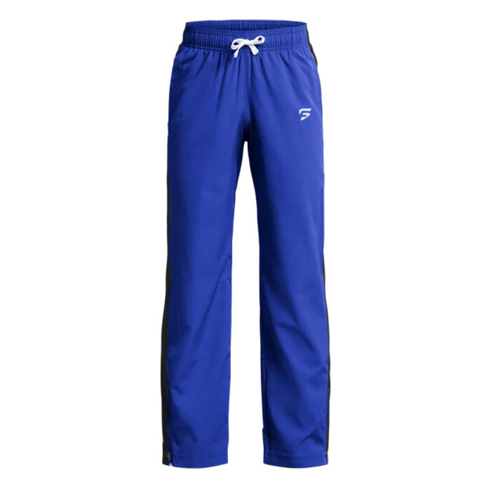 Blue Micro Sports Trousers Solid Fighter
