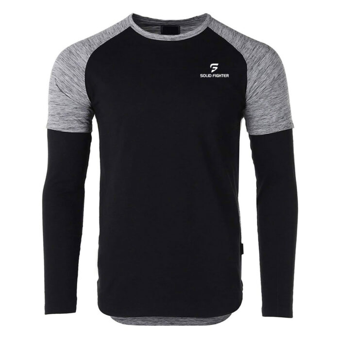 Sublimation Raglan Sports Shirts Solid Fighter