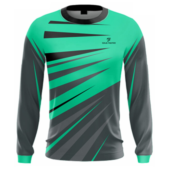 Sublimation Raglan Sports Shirts Solid Fighter