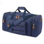 Navy Duffel Bag custom design and logo solid Fighter