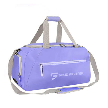 Purple Custom Duffel Bag solid fighter