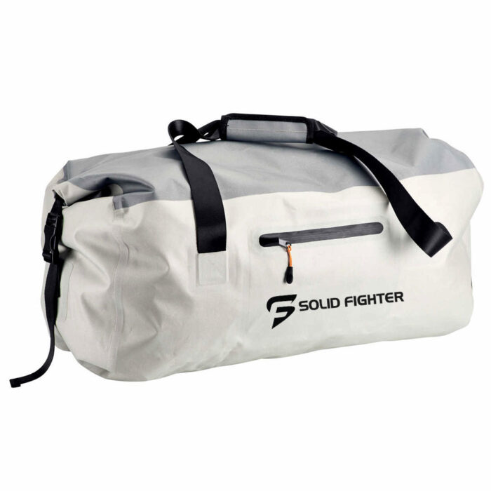 White Custom Duffel Bag solid fighter