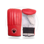 Red and White Bag Mitts