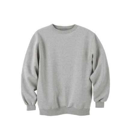 Plain Gray Sweat Shirt Solid Fighter