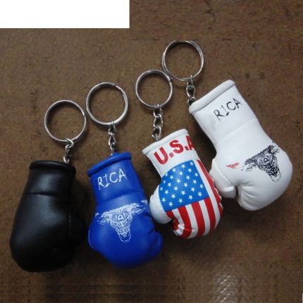 solid fighter custom mini boxing keychain for promotion