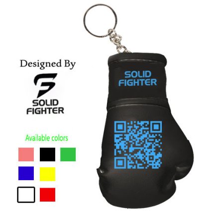 solid fighter mini boxing keychain