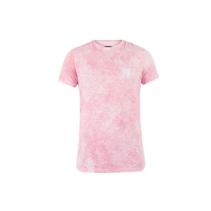 solid fighter pink acid washed custom t shirt regular size
