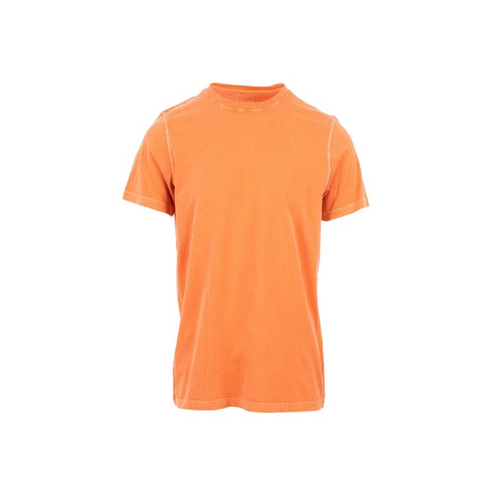 orange sun fade custom t shirt made of 100% cotton