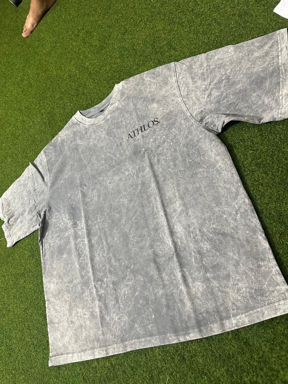 solid fighter custom t shirts acid washed faded OEM provate label custom